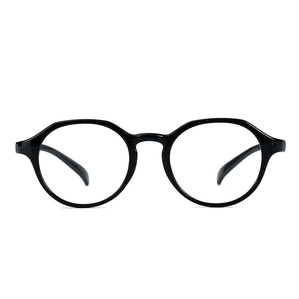 F1001 New Fashion Plain Eyeglasses Frames for Women Blue Light Blocking Flat Spectacles TR90