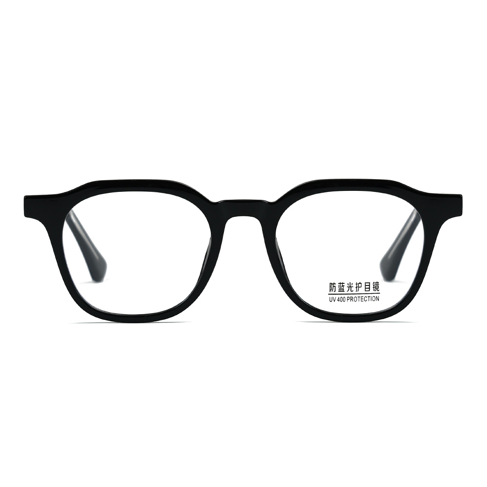 Fashion Square TR Frame Acetate Blue Light Glasses