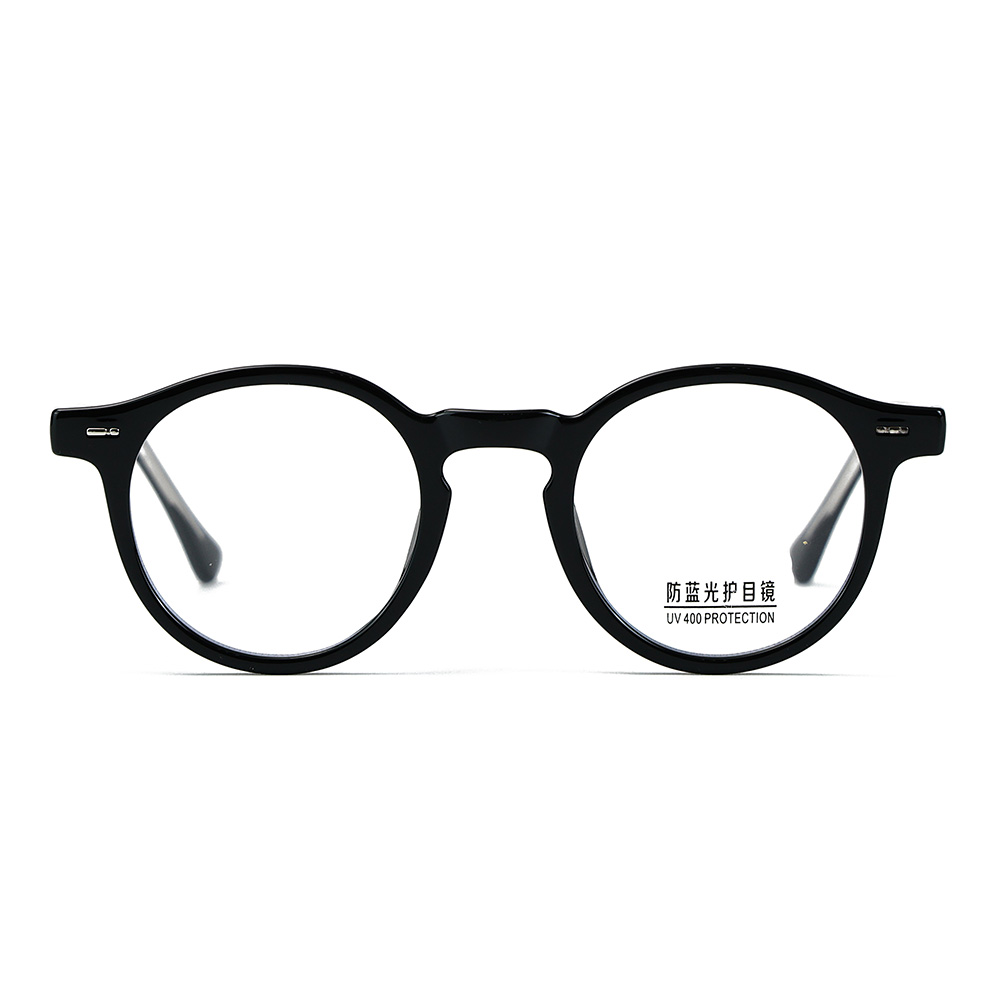 Stylish Unisex Small Oval Frame Clear Lens Frame