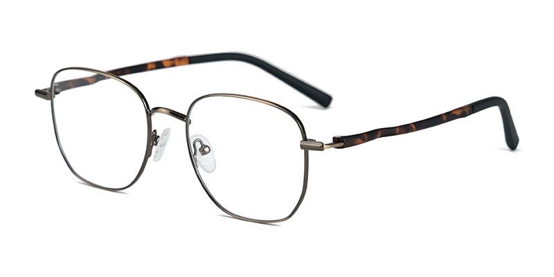 Metal Square Frame Blue Light Glasses Frame