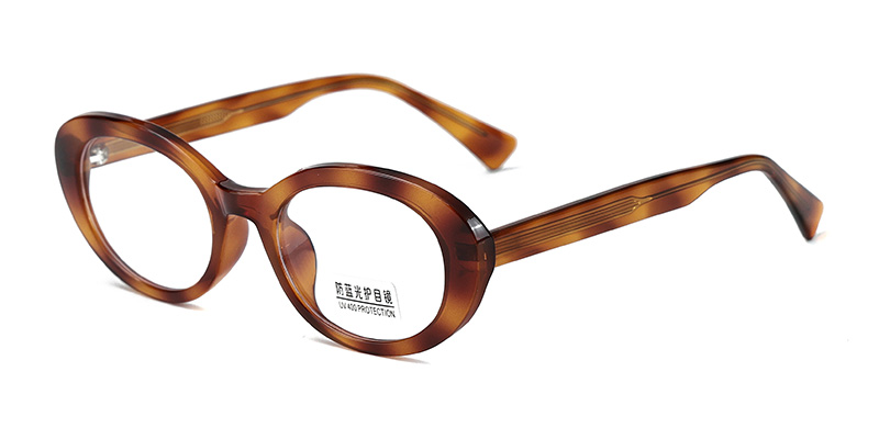 Korean Style TR90 Oval Frame Anti Blue Light Eyewear Frame