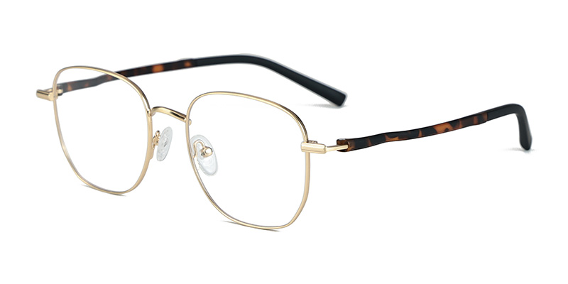 Metal Square Frame Blue Light Glasses Frame