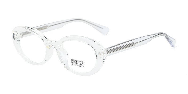 Korean Style TR90 Oval Frame Anti Blue Light Eyewear Frame