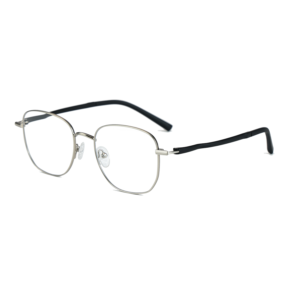 Metal Square Frame Blue Light Glasses Frame