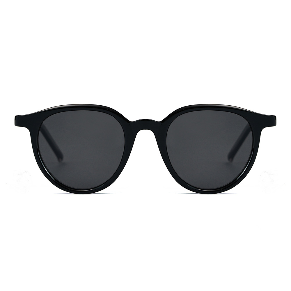 Korean-Style Oval Frame Women Polarized Sunglasses