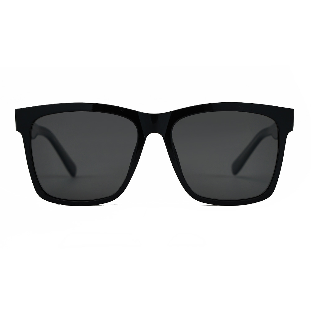 Men TR Square Frame Polarized Oversized Sunglasses