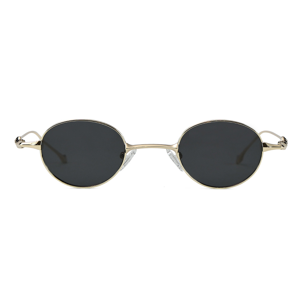 Metal Small Round Frame Polarized UV400 Sunglasses