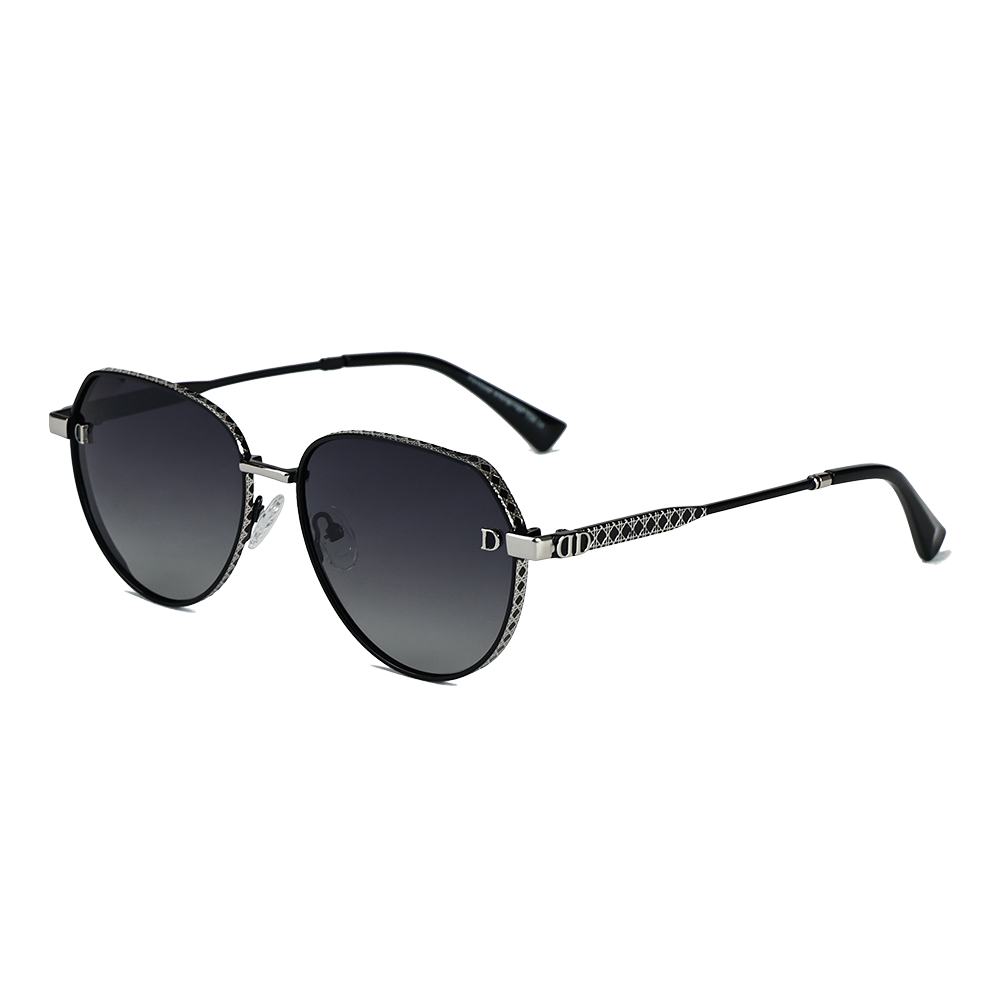 Luxury Metal Rim Fashion Polarized Sunglasses
