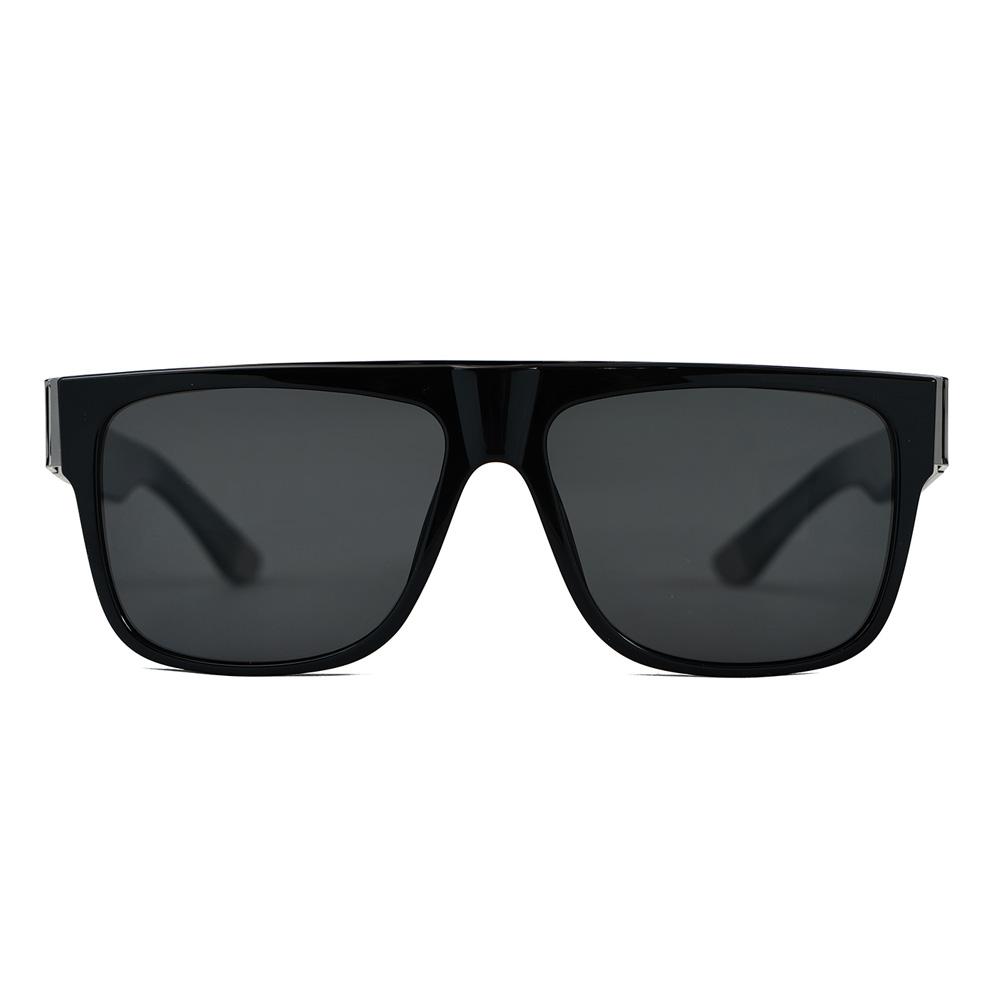 Lightweight Metal Square Frame Polarized Sunglasses