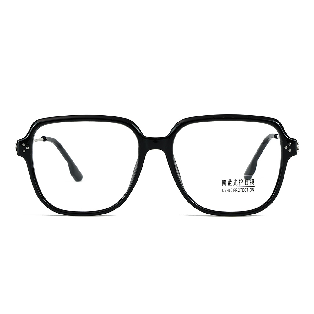 Classical Square TR90 Metal Frame Anti Blue Light Glasses