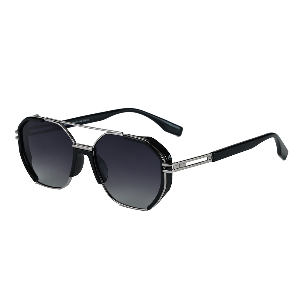 Vintage Pilot Large Frame Metal Sunglasses for Momen