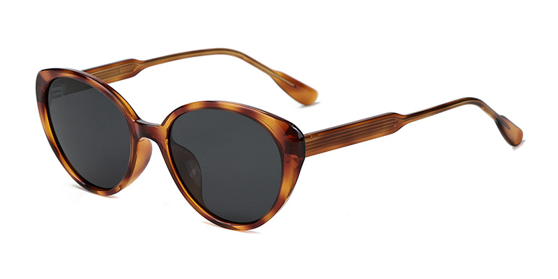 58287 Butterfly-Shaped Large TR90 Polarized Sunglasses with Acetate Temple