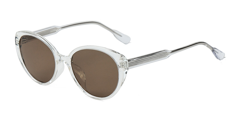 58287 Butterfly-Shaped Large TR90 Polarized Sunglasses with Acetate Temple