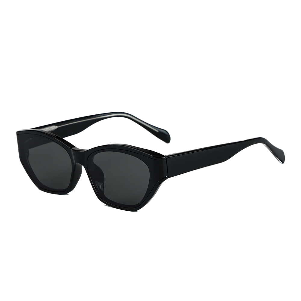 58283 Cat-Eye Shaped Composite Nylon Curved Sunglasses