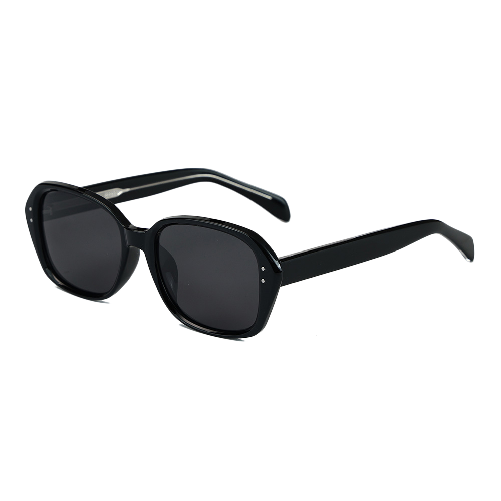 58267 Square TR90 Sunglasses with Acetate Temple