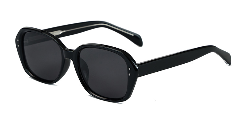 58267 Square TR90 Sunglasses with Acetate Temple