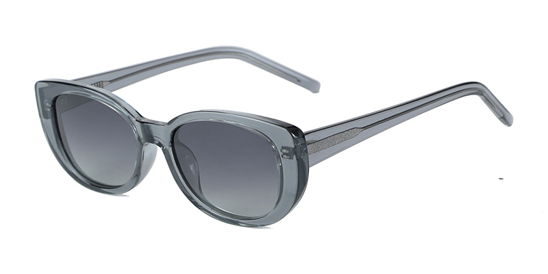 58321 Square-Shaped Fashionable TR90 Polarized Sunglasses with Acetate Temple