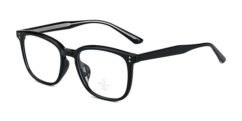 K9178 TR90 Square Front Frame TR90 Anti-Blue Light Glasses with Acetate Temple