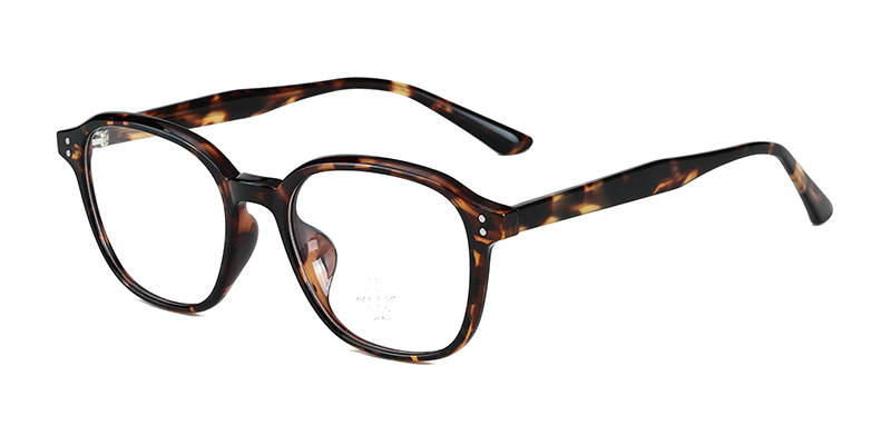 K9179 TR90 Oval Square Shaped Front Frame Anti-Blue Light Glasses with Acetate Temple