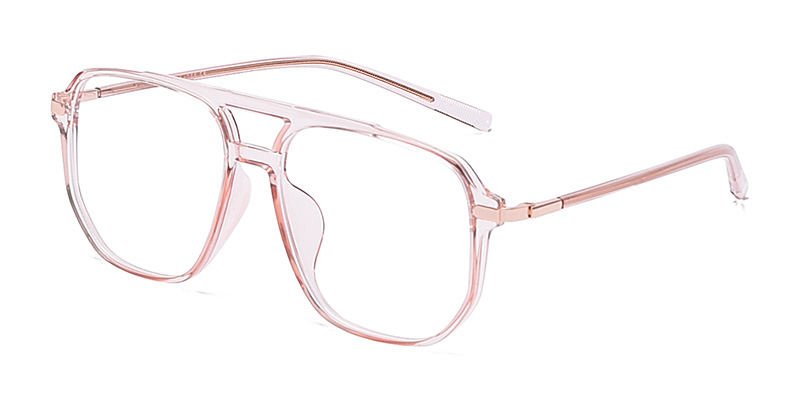 K9091 Oval Square Frame TR90 Anti-Blue Light Glasses with Acetate Temple