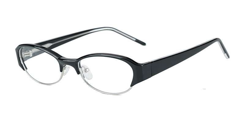 K9200 Retro Cat-Eye Eyebrow TR90 Anti-Blue Light Glasses with Acetate Temple