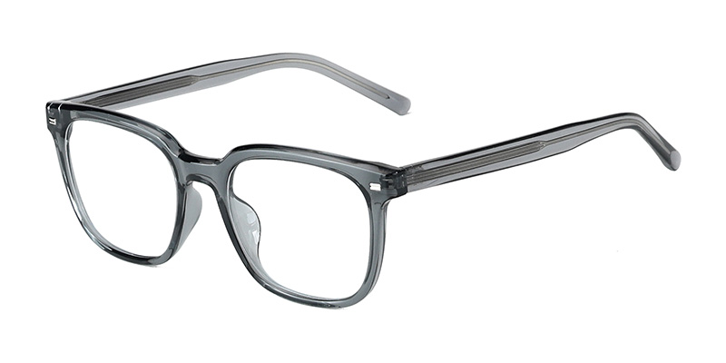 K9195 TR90 Simple Square Optical Glasses with Metal Acetate Temple