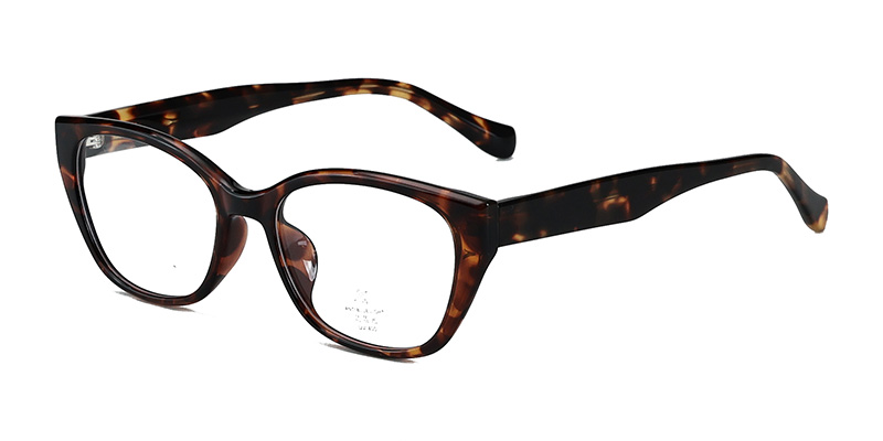 K9194 Slimming Cat-Eye Frame TR90 Anti-Blue Light Glasses with Acetate Temple