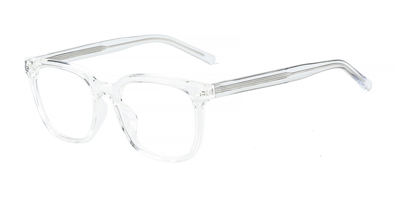 K9195 TR90 Simple Square Optical Glasses with Metal Acetate Temple