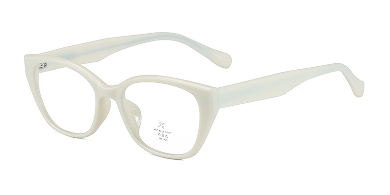 K9194 Slimming Cat-Eye Frame TR90 Anti-Blue Light Glasses with Acetate Temple
