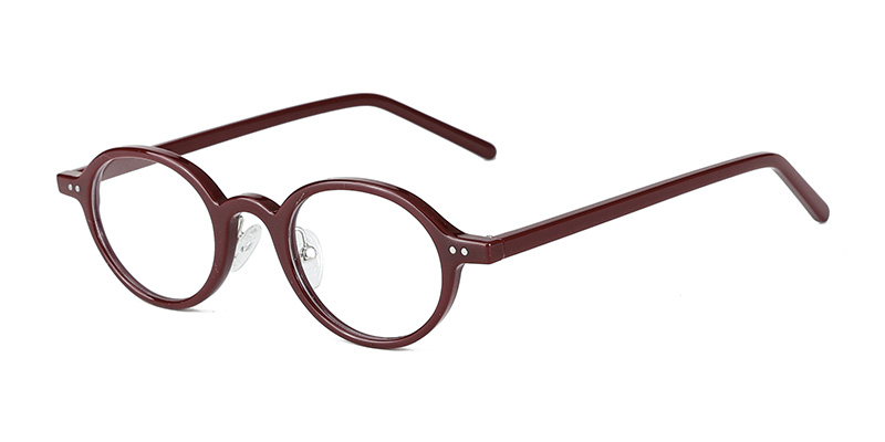 K9197 Oval Frame Nerd-Style U-Shaped Nose Pad Anti-Blue Light Glasses