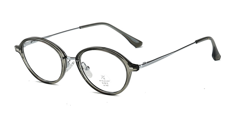 K9177 Gold-Rimmed Cat-Eye Frame Stylish Anti-Blue Light Glasses