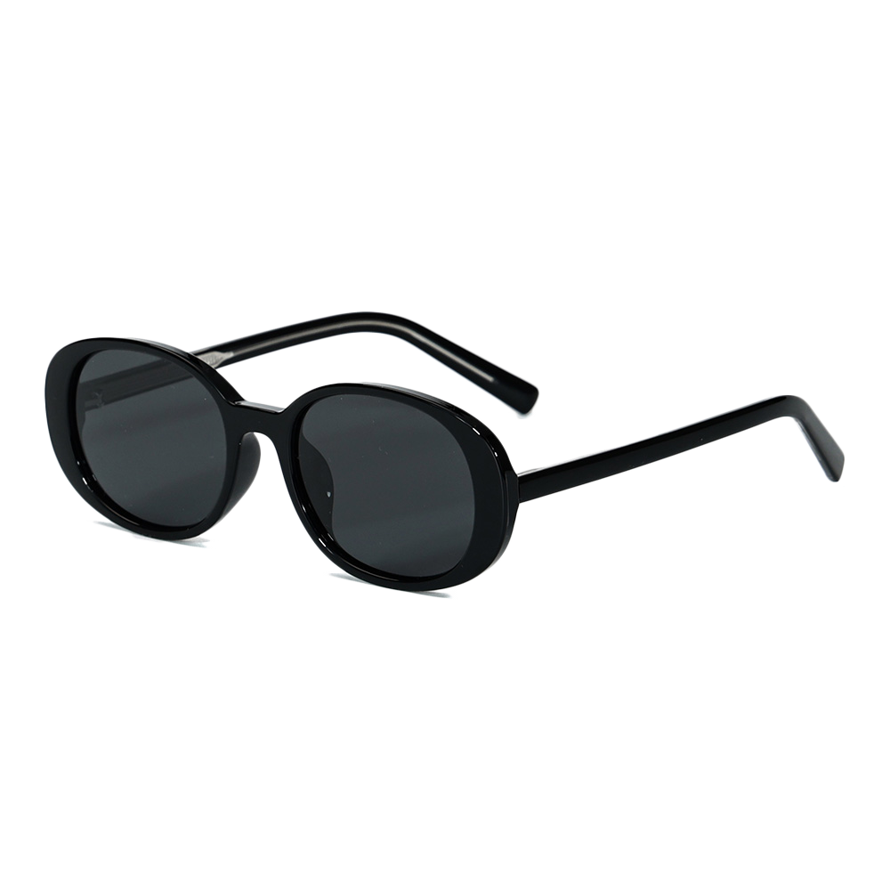 58255 Small Ellipse Lightweight Practical TR90 Polarized Sunglasses With Acetate Temple