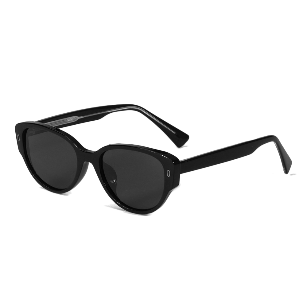 58256 Cat-Eye Style TR90 Polarized Sunglasses With Acetate Temple And Metal Fittings