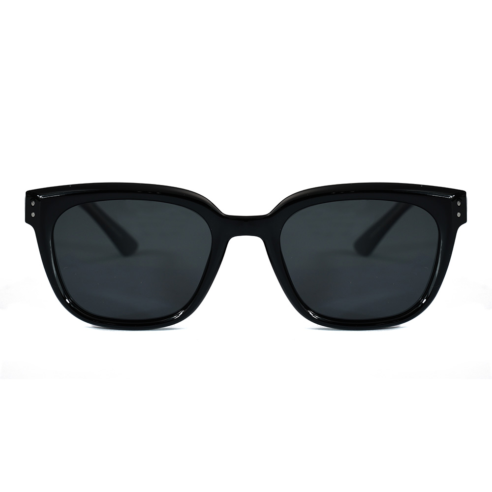 58258 Square Long Strip Decoration TR90 Polarized  Sunglasses With Acetate Temple