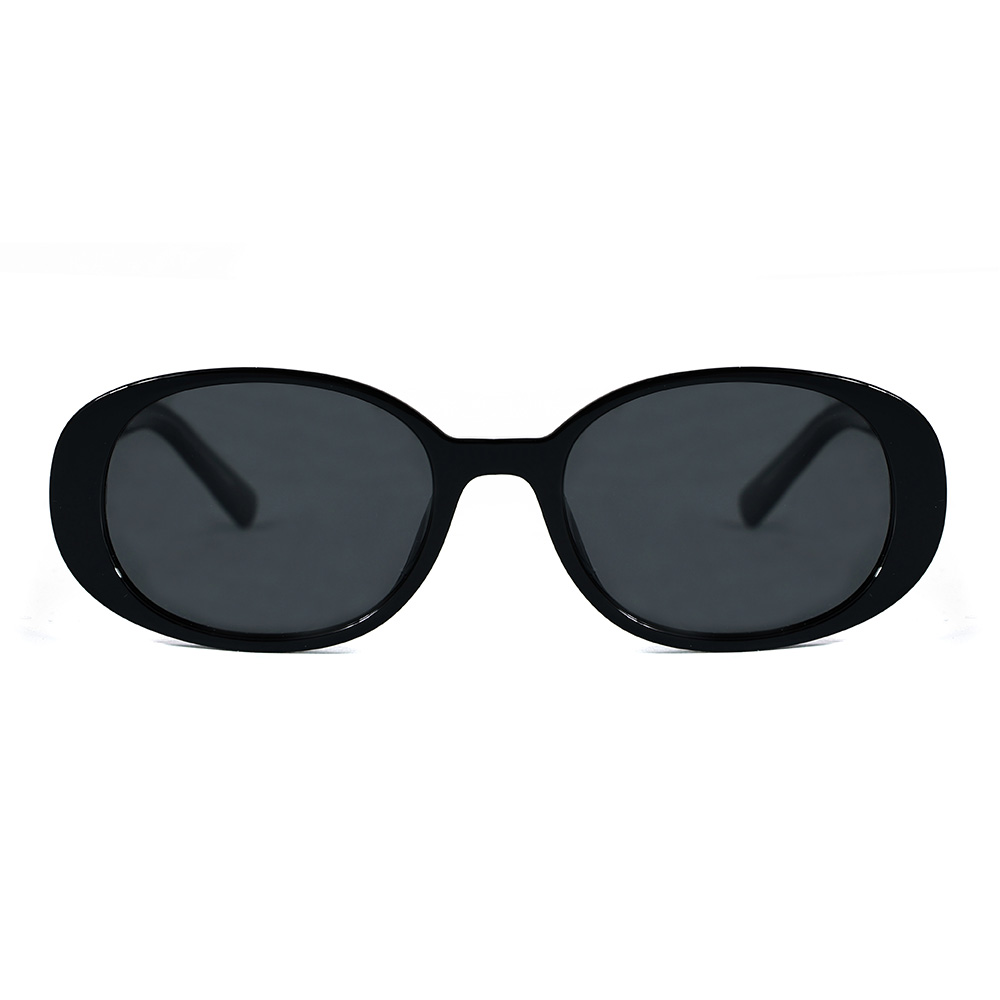 58255 Small Ellipse Lightweight Practical TR90 Polarized Sunglasses With Acetate Temple