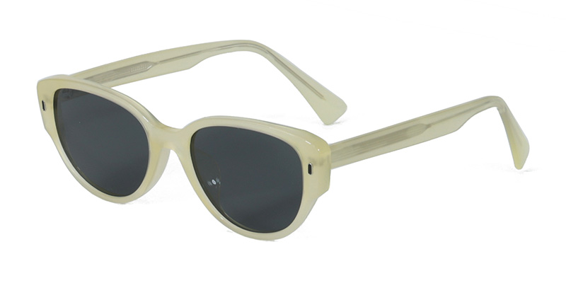 58256 Cat-Eye Style TR90 Polarized Sunglasses With Acetate Temple And Metal Fittings