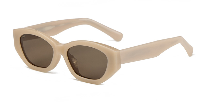 58265 3D Cat-Eye Frame TR90 Polarized  Sunglasses With Acetate Temple