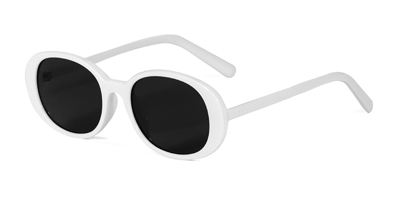 58255 Small Ellipse Lightweight Practical TR90 Polarized Sunglasses With Acetate Temple