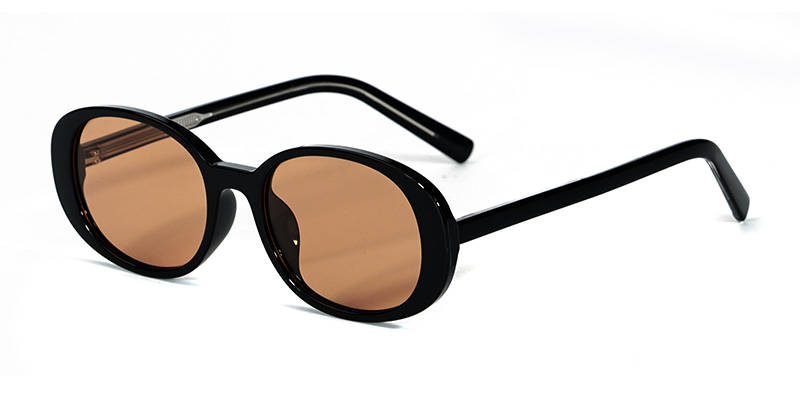 58255 Small Ellipse Lightweight Practical TR90 Polarized Sunglasses With Acetate Temple