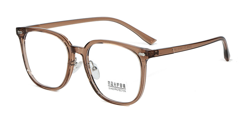 202308 Square U-Shaped Nose Pads TR90 Blue Light Glasses