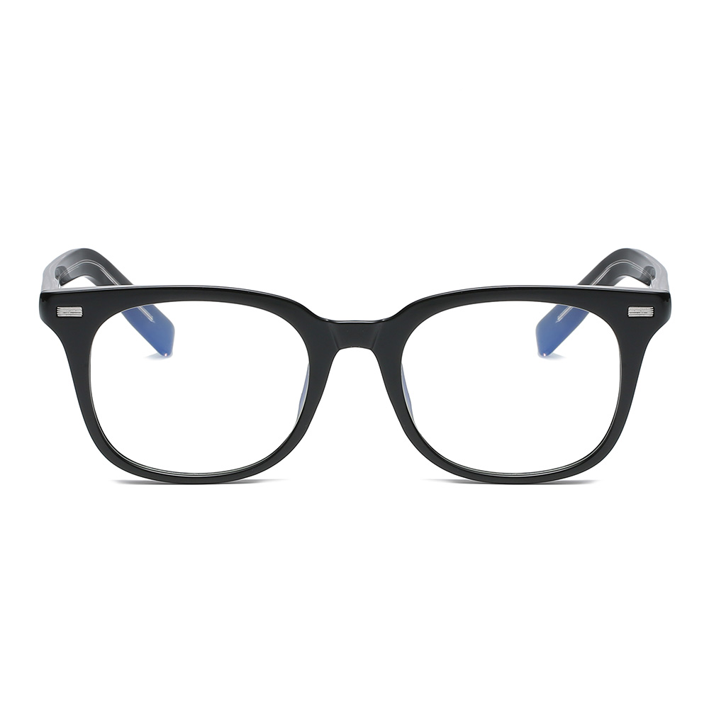 K9001 Small Square Simple TR90 Blue Light Glasses With Acetate Temple