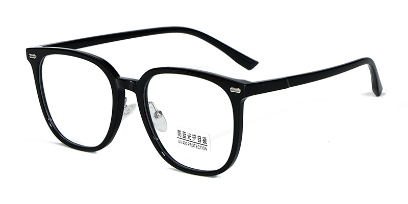 202308 Square U-Shaped Nose Pads TR90 Blue Light Glasses