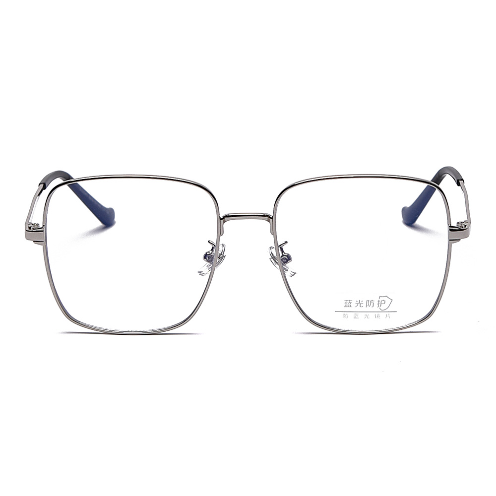 S32041 Generous Color-Blocked Style Meta Blue Light Glasses