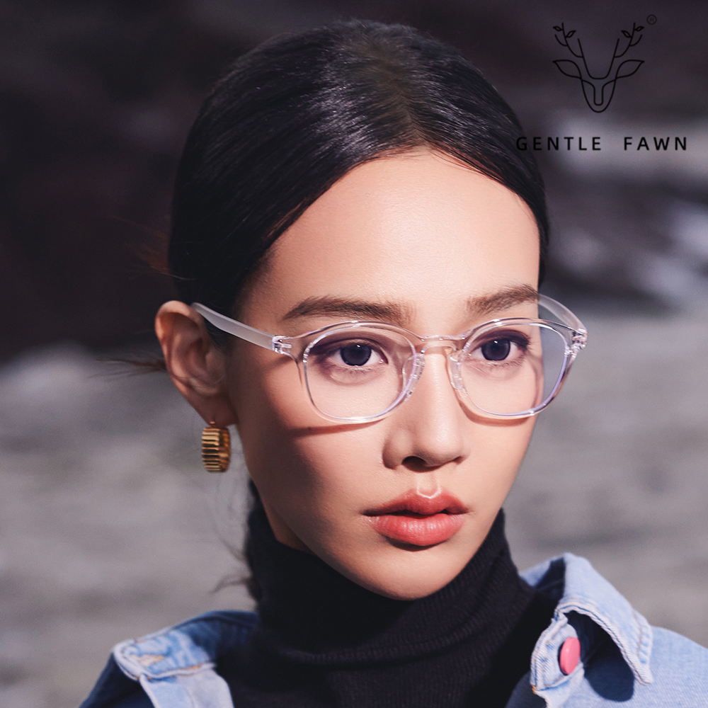 Vintage TR90 Frame Blue Light Blocking Clear Lens Glasses