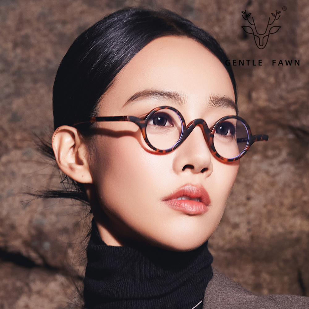 Small Round TR90 Vintage Unisex Eyeglass Frame