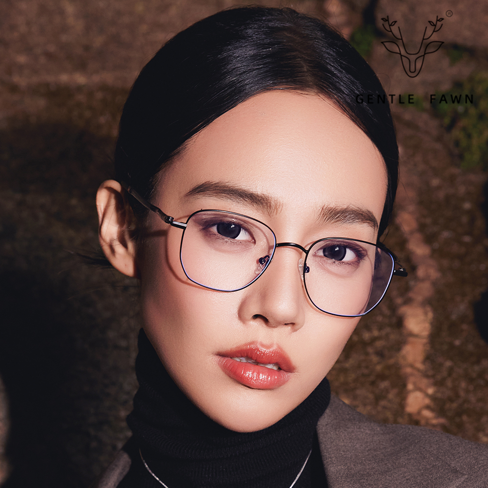 Metal Square Frame Blue Light Glasses Frame