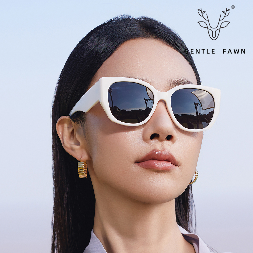 TR90 TAC Polarized Lens Oversized Brown Lens Sunglasses