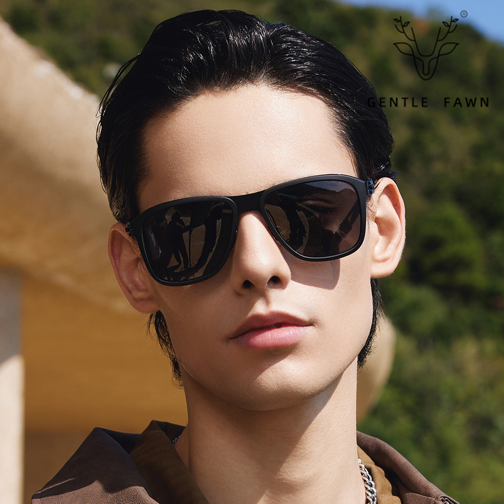 Lightweight Square UV400 Sunglasses for Men