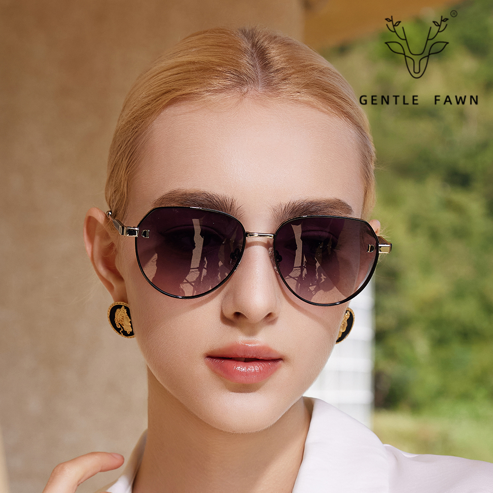 Luxury Metal Rim Fashion Polarized Sunglasses