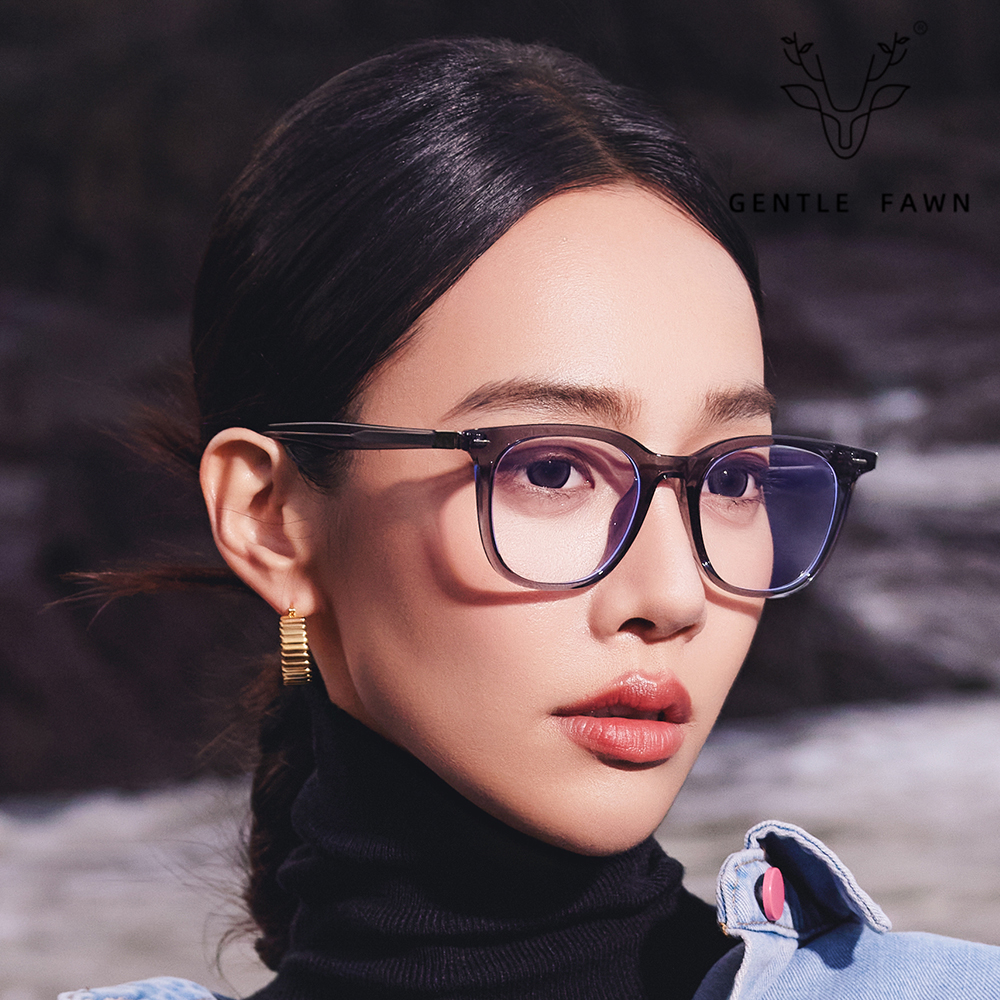 Unisex TR90 Square Frame Blue Light Blocking Clear Lens Glasses